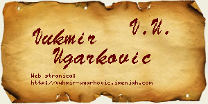 Vukmir Ugarković vizit kartica